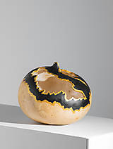 Svietidlá - Gourd #G04 | Kalabasa, prírodná drevená lampa a dekorácia - 15719526_