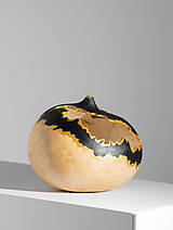 Svietidlá - Gourd #G04 | Kalabasa, prírodná drevená lampa a dekorácia - 15719529_