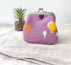 Peňaženky - Peňaženka mini Balóny - 15720440_