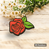 Brošne - brošňa ruža - 15720035_