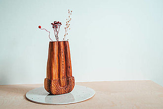 Dekorácie - Drevená váza Titanic - 15723403_