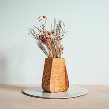 Dekorácie - Drevená váza Iliana - 15723411_