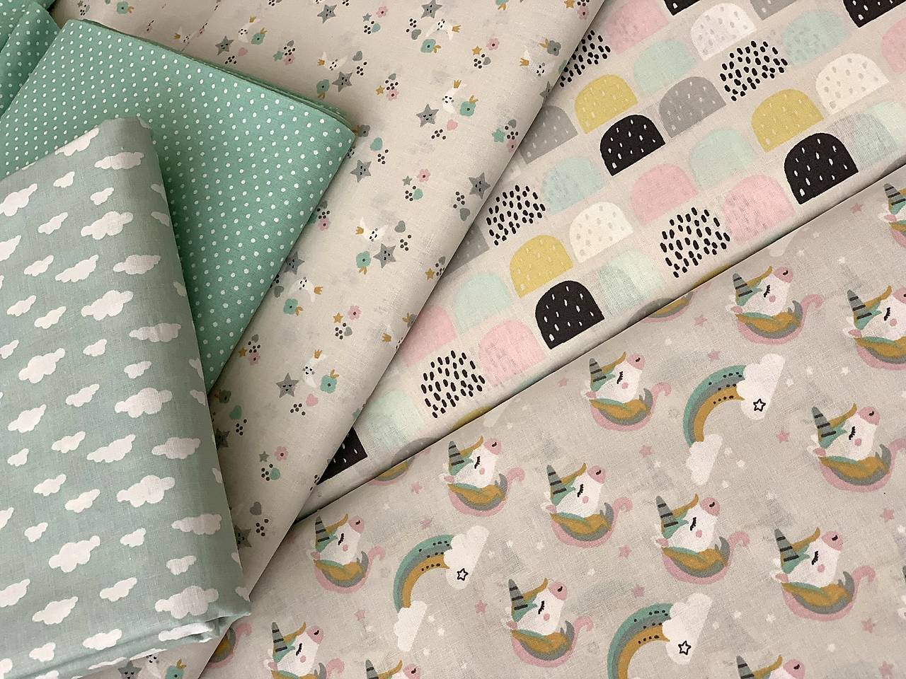 ❤️100% BAVLNA FRANCÚZSKO ❤️JEDNOROŽCE❤️