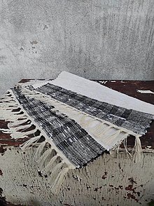 Úžitkový textil - Ručne tkané prestieranie 40x40 cm - 15724237_