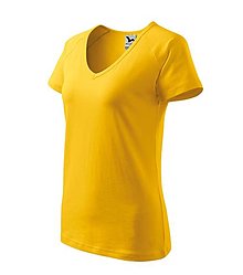 Polotovary - Dámske tričko DREAM žltá 04 - 15724640_