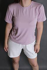 Topy, tričká, tielka - Tričko basic tencel dámske - 15724221_
