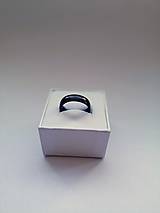 Prstene - Drevený prsteň JURING Eben - 15724683_