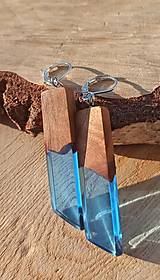 Sady šperkov - Drevený set so živicou  vyrobené z bukového dreva a háčiky sú postriebrené alebo pozlátene . Rôzne farebné prevedenia aj - 15724333_