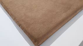 Úžitkový textil - Sedák do vstavanej skrine-koženkový vzhľad- farba gaštanová - 15727096_