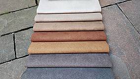 Úžitkový textil - Sedák do vstavanej skrine-koženkový vzhľad- farba gaštanová - 15727104_