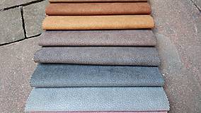Úžitkový textil - Sedák do vstavanej skrine-koženkový vzhľad- farba gaštanová - 15727113_