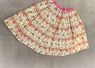 Detské oblečenie - Suknička plná srdiečok, dĺžka  cca 35 cm - 15726172_