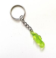 Kľúčenky - Kľúčenky detské - morský koník  (zelená) - 15727169_