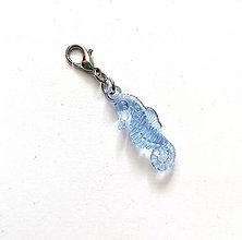 Kľúčenky - Prívesok/zipsáčik - morský koník  (modrá) - 15727216_