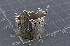 Prstene - Stredoveký hrad - prsteň - 15725910_