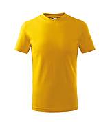 Polotovary - Detské tričko CLASSIC žltá 04 - 15727862_