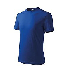 Polotovary - Detské tričko CLASSIC kráľovská modrá 05 - 15727867_