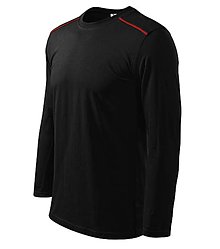 Polotovary - Unisex tričko LONG SLEEVE čierna 01 - 15727925_