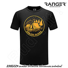 Topy, tričká, tielka - Tričko RANGER® - motív Turistika 01 (Oranžová) - 15728721_