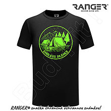 Topy, tričká, tielka - Tričko RANGER® - motív Turistika 01 (Zelená) - 15728722_