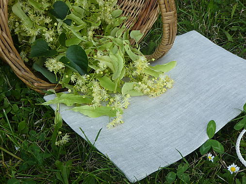 Úžitkový textil - Vrecko ľanové 23x31 - 15729895_
