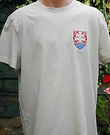 Pánske oblečenie - Pánske vyšívané tričko - Slovensko (Malý znak) - 15731213_