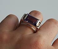 Prstene - Strieborný prsteň - Chameleón - 15729748_