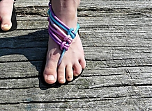 Detské topánky - Detské barefoot sandále zelené - 15731298_