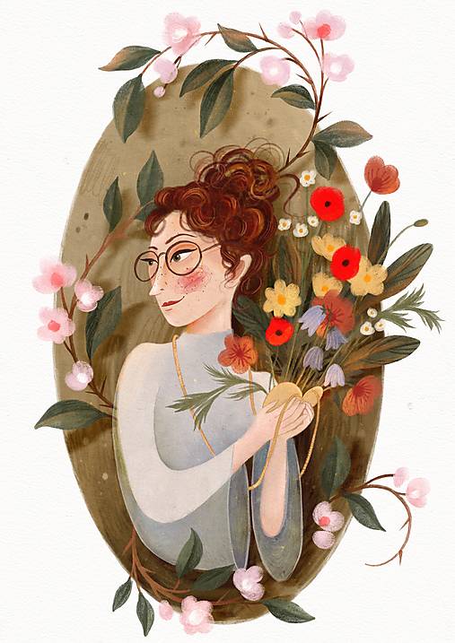 Grafika - Tajná záhrada  (A4 - Zelená) - 15730127_