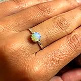Prstene - Opalite Ag925 Silver Ring  / Strieborný prsteň s opalitom - 15735432_