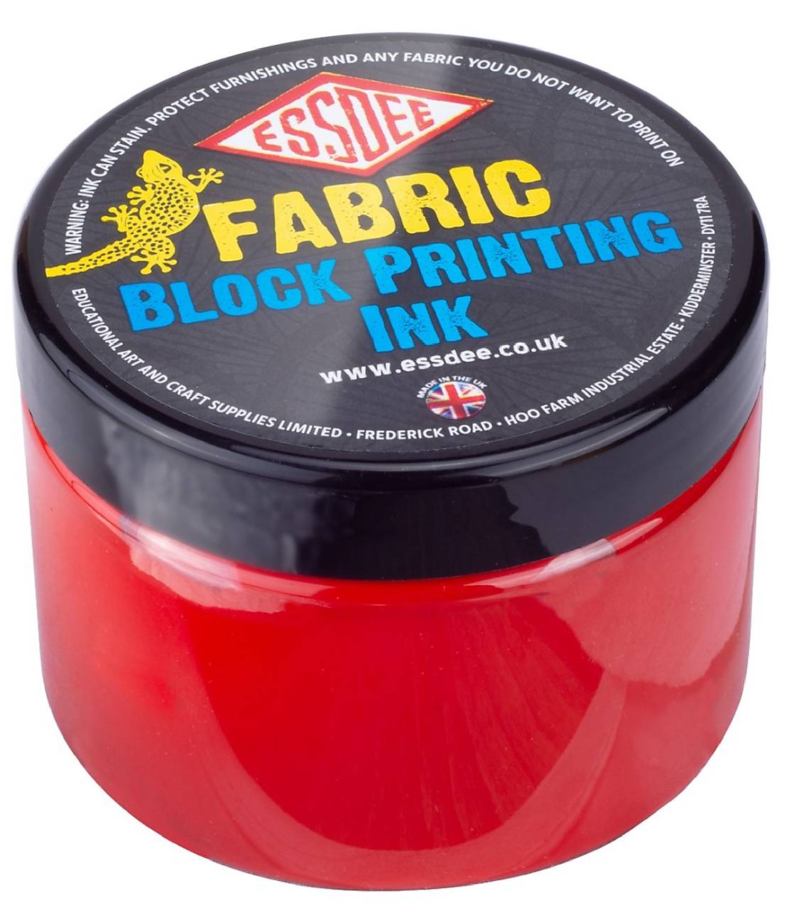 Essdee, textilná farba na linoryt, 150 ml (červená)
