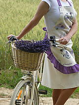 Iné oblečenie - Zásterka Levanduľový bicykel volán - 15735577_