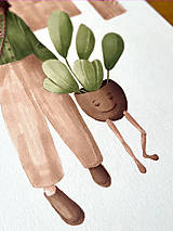 Grafika - Nezvyčajný parťák do galérie - Print | Botanická ilustrácia - 15735149_