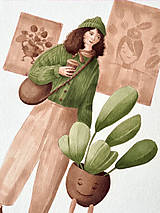 Grafika - Nezvyčajný parťák do galérie - Print | Botanická ilustrácia - 15735150_