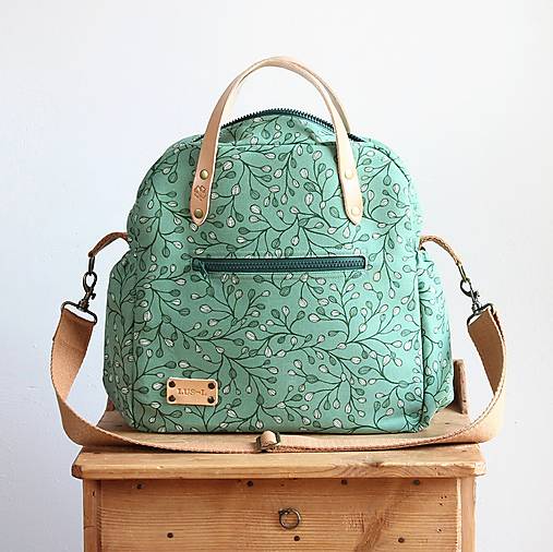  - Veľká taška LUSIL bag 3in1 *Vintage Green* - 15736467_