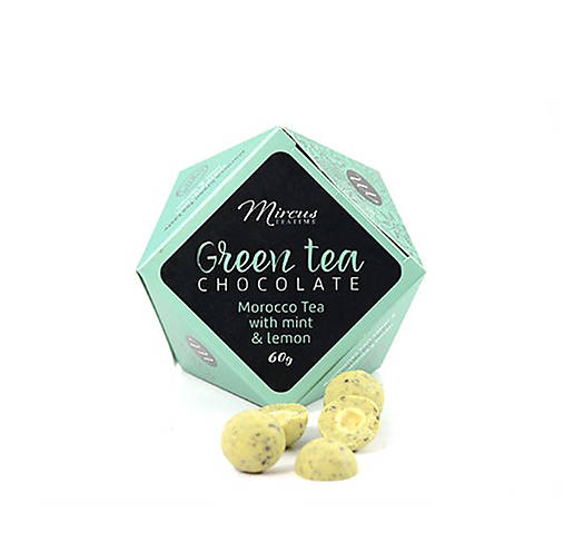 Čajová čokoláda - Zelený čaj 60g