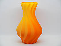 Dekorácie - Klasická špirálová váza v rôznych farebných kombináciách / Nádherná dekorácia na Váš stôl - 15735620_