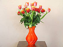 Dekorácie - Klasická špirálová váza v rôznych farebných kombináciách / Nádherná dekorácia na Váš stôl - 15735623_