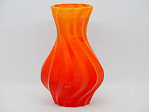Dekorácie - Klasická špirálová váza v rôznych farebných kombináciách / Nádherná dekorácia na Váš stôl - 15735628_