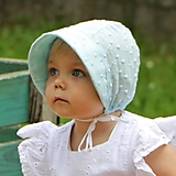 Detské čiapky - Letný detský madeirový čepček Sofia - 15739292_