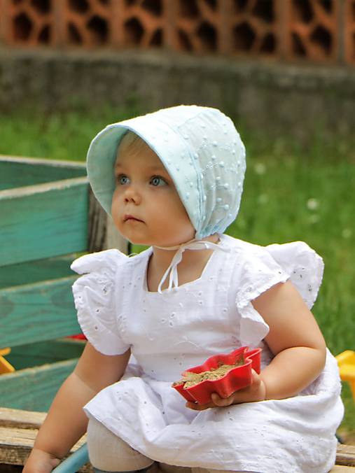 Letný detský madeirový čepček Sofia