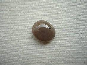 Minerály - Kabošon měsíční kámen šedý 14 mm, č.19f - 15737168_