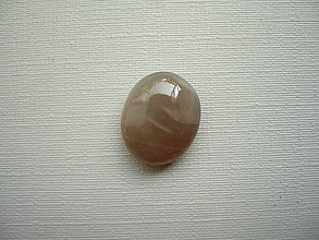 Minerály - Kabošon měsíční kámen šedý 14 mm, č.24f - 15737181_