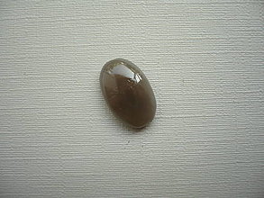 Minerály - Kabošon měsíční kámen šedý 14 mm, č.30f - 15737193_