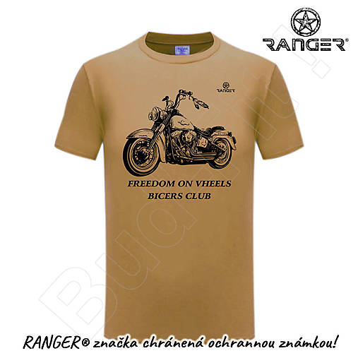 Topy, tričká, tielka - Tričko RANGER® - Motorkári 12b - 15737837_