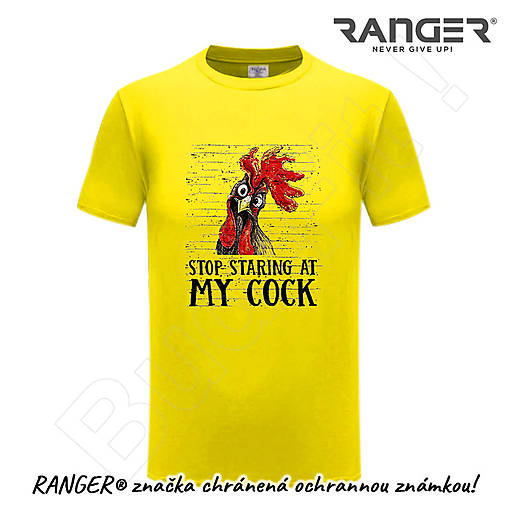 Topy, tričká, tielka - Tričko RANGER® - MY COCK - 15737884_