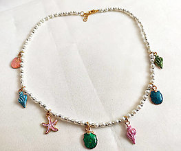 Náhrdelníky - Letný náhrdelník - 15740128_
