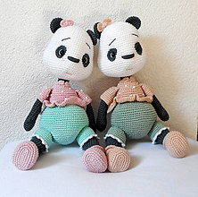 Hračky - Panda parádnica - 15740958_