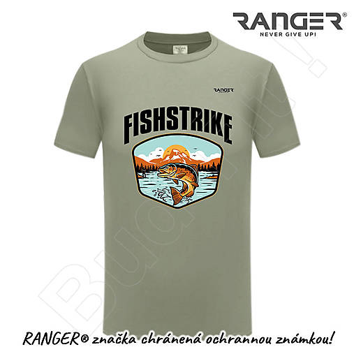 Topy, tričká, tielka - Tričko RANGER® - FISHSTRIKE, RYBÁR - 15739424_