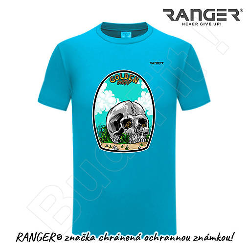 Topy, tričká, tielka - Tričko RANGER® - GOLDEN COIN, SKUL - 15739470_